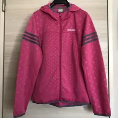 adidas NEOジャージフルジップパーカー　Ｍ