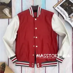 新品 スタジャン 革ジャン 牛革 本革 中綿レザージャケット M-5XL