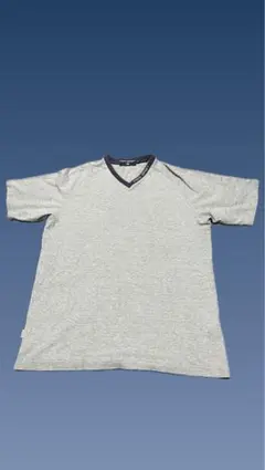 POLO SPAT グレー Vネック Tシャツ L