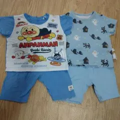 パジャマ 80cm 2点(アンパンマン、ユニクロ)