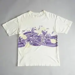 古着 90sビンテージ Kahl Helmut 和柄 うさぎ イラスト Tシャツのサムネイル