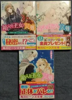 箱入り王女の災難 シリーズ 3冊セット（角川ビーンズ文庫）