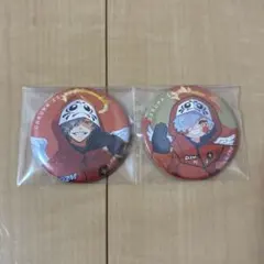 大妖怪 ローソン缶バッジ だるまいずごっど ありさか CrazyRaccoon