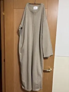MANOF ベージュ ロングワンピース サイズS