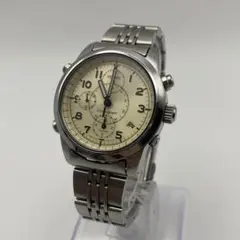 セイコー SUS ミリタリー クロノグラフ ミリタリーウォッチ 美品 