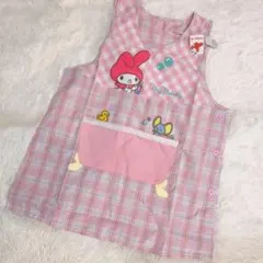 新品未使用　マイメロ　キャラクター　レース　エプロン 保育士 ゆったりサイズのサムネイル
