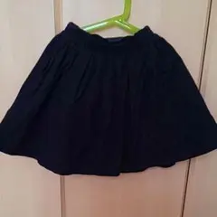 GU キッズ スカート ネイビー コーデュロイ