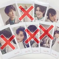 SnowMan オレンジkiss チェキ風カード