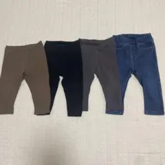 無印良品　レギンス　80cm 4点セット