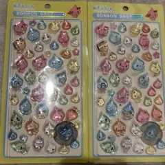 【訳あり】しずくちゃん ボンボンドロップシール 2枚セット