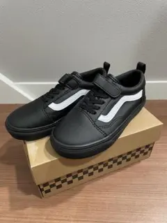 新品未使用品！VANS オールドスクール　ブラック/ホワイト ベルクロ