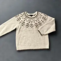 zùppà di zûccà ノルディック柄セーター M