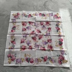 GIVENCHY 花柄 ハンカチ