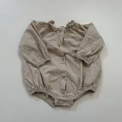 Bebe Holic ロンパース ベージュ フリル襟 Lサイズ 韓国子供服