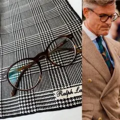 伊製 Ralph Lauren ボストンフレーム メガネ パープルレーベル 同型