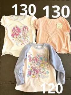 女の子　パジャマ4点セット　120-130 プリキュア