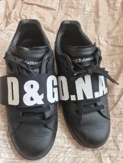DOLCE&GABBANA D&G スニーカー ブラックのサムネイル