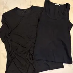 GU Lサイズ & ZARA Mサイズ タンクトップ2点セット