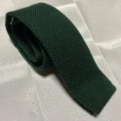 【新品】ニットネクタイ　グリーン