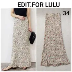 EDIT.FOR LULU マルチフラワー バイアスマキシスカート 34 - メルカリ