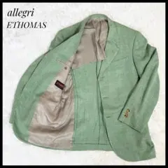 allegri ETHOMAS シルク リネン ウール テーラードジャケット Lのサムネイル