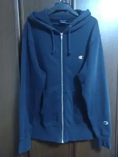 m.a様専用美品！早い者勝ち！Champion ジップアップパーカー /ネイビー