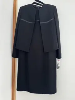 ブラックジャケット付きワンピース　礼服