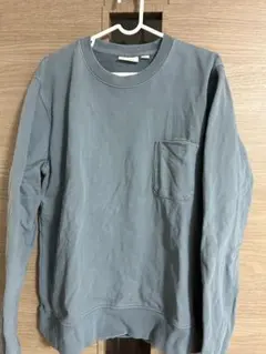 ZARA クルーネック　ポケットスウェットシャツ