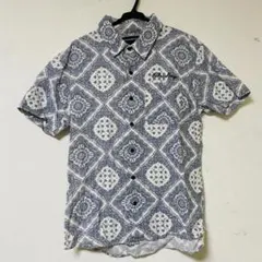 JACKROSE ジャックローズ 半袖 バンダナ柄 切替 アロハ シャツ Lのサムネイル