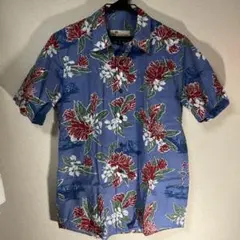 pataloha パタロハ アロハシャツ 半袖 ブルー XSのサムネイル