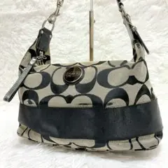 COACH コーチ シグネチャー ショルダーバック ワンショルダー 黒