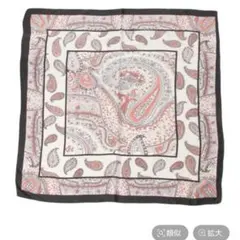 お値下げしました！ペイズリー柄 スクエアスカーフ ONE SIZE