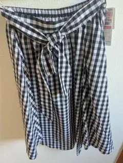 Light label ギンガムチェック フレアスカート M