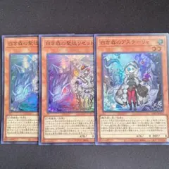 白き森の聖徒リゼット　白き森のアスターリャ　スーパー　3枚セット　アザミナ