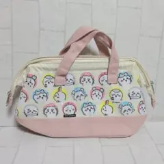ちいかわ ランチバッグ 保冷 がま口 ハチワレ うさぎ モモンガ ピンク
