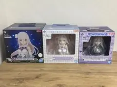 Re:ゼロ 一番くじ アートスケールフィギュア まとめセット　エキドナ　エミリア
