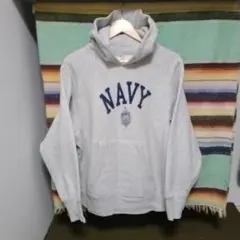 80s　チャンピオンリバースウィーブ　パーカー　USA製　トリコタグ　NAVY