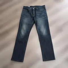 取下げ間近　EDWINメンズ503 ダークブルー ストレートデニム　ユーズド加工