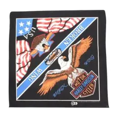 未使用 90s H.D. ハーレーダビッドソン ビンテージ バンダナ コットン