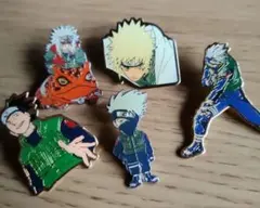 NARUTO疾風伝 ピンバッジ 4点セット - メルカリ