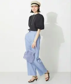 オリエンタルトラフィック　アシンメトリーナローストラップサンダル　新品　LL