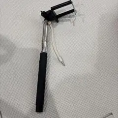 monopod 自撮り棒 有線シャッターボタン付き