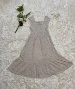 【美品】snidel レースロングワンピース　フリーサイズ