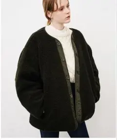 【CLANE】ミリタリーリバーシブルボアジャケット