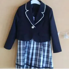 女の子 入学式 卒園式ワンピース 120 130 スーツ