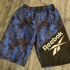 Reebok 水着 青 黒 グラフィックプリント