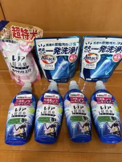 レノア 超消臭 SPORTS 4本他洗剤お洗濯セットのサムネイル