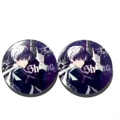 ハロパ　志麻　等身　缶バッジ