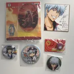 銀魂 缶バッジ アクリルスタンド 坂田銀時 沖田総悟 バラ売り不可 まとめ売り