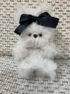 ハンドメイド　白　うさぎ　モールドール